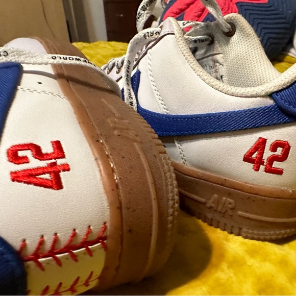 Nike Air Force 1 ‘07’ Jackie Robinson sneakers Size 8 - Picture 3 of 15